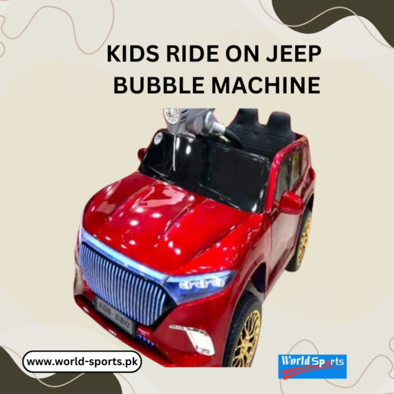 KIDS RIDE ON JEEP BUBBLE MACHINE