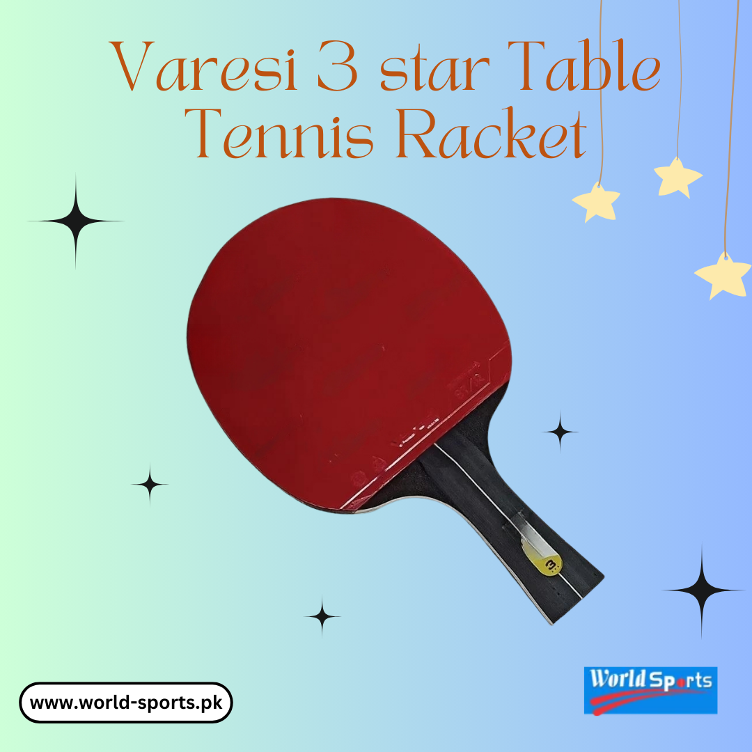 Varesi 3 Star Table Tennis Racket - Precision Paddle for Intermediate Players