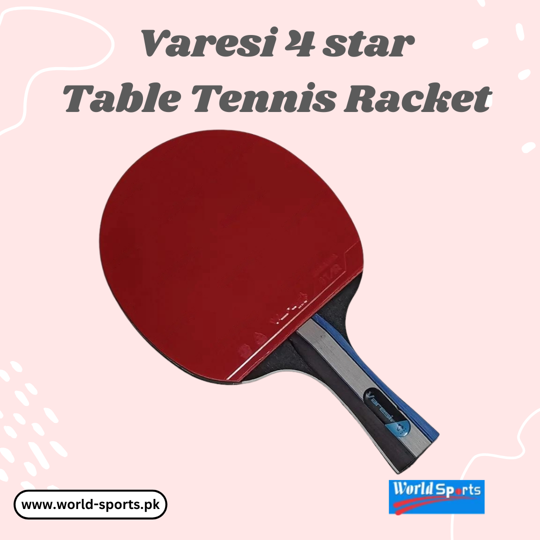 Varesi 4 Star Table Tennis Racket - Superior Paddle for Competitive Players