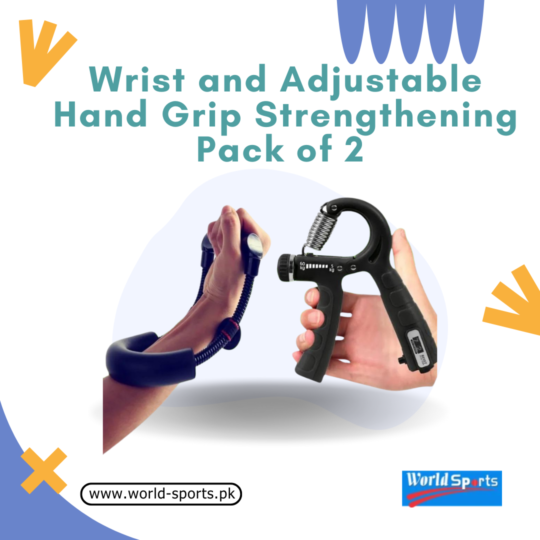 Wrist and Adjustable Hand Grip Strengthening - Pack of 2