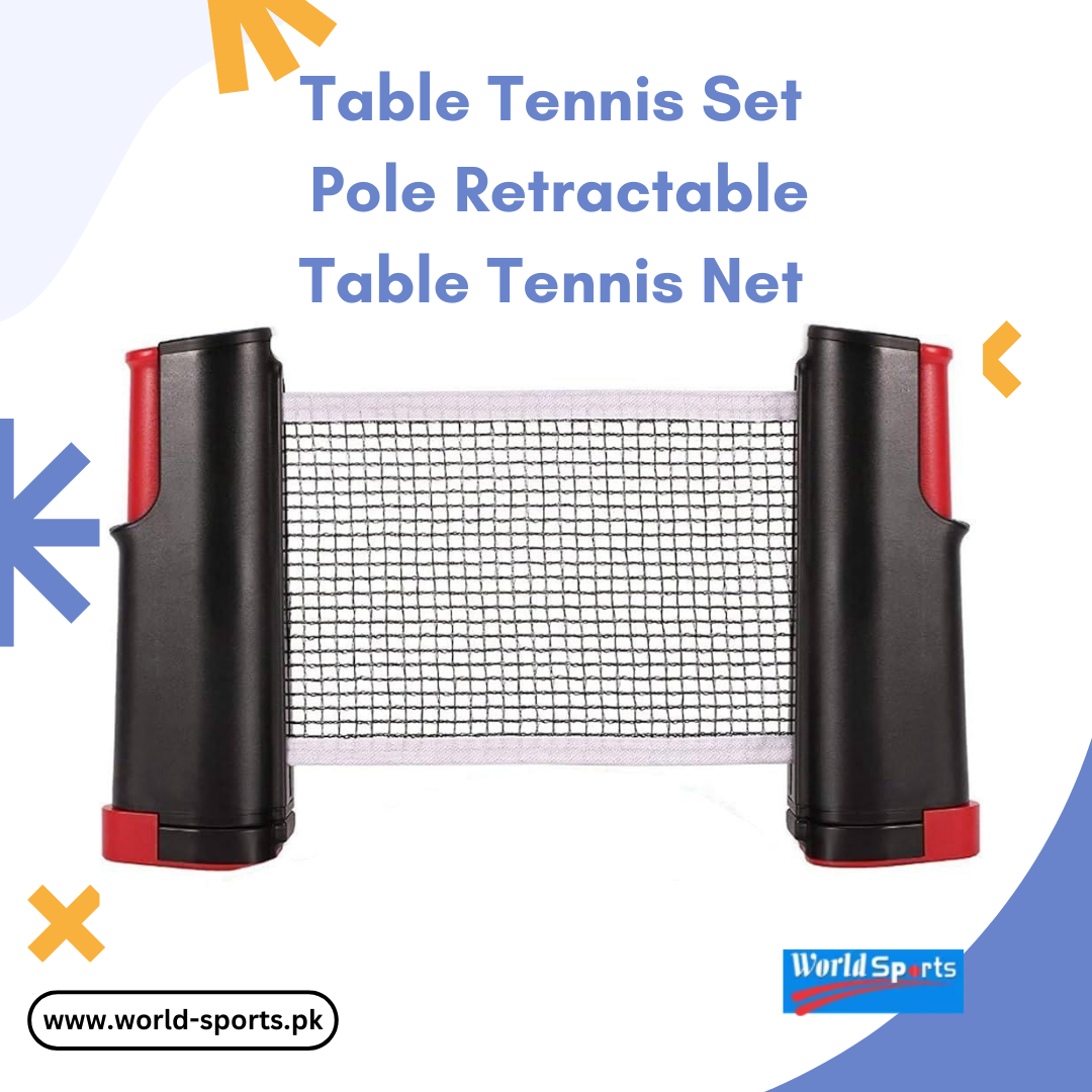 Retractable Table Tennis Net Set - Adjustable Pole for Easy Setup