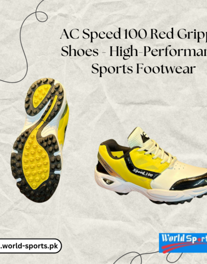 AC Speed 100 Red Gripper Shoes - High-Performance Sports Footwear