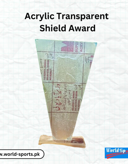 Acrylic Transparent Shield Award – Customizable Clear Shield Trophy for Recognition & Achievements