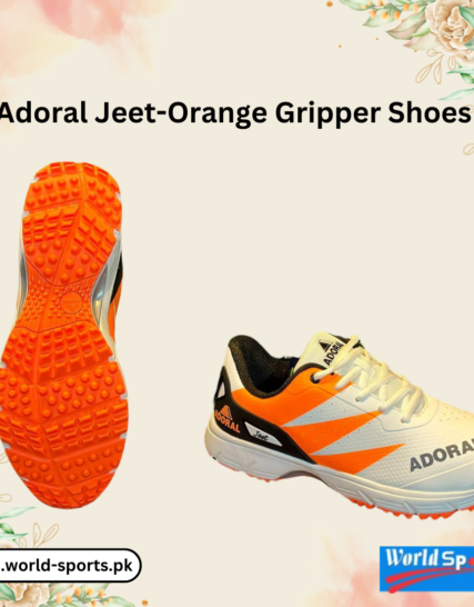 Adoral Jeet Orange Gripper Shoes - High-Performance Sports Footwear for Ultimate Comfort and Grip