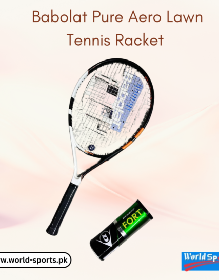 Babolat Pure Aero Lawn Tennis Racket – High-Performance Racket for Spin & Power