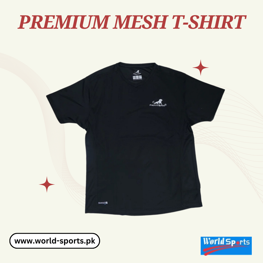 Premium Mesh T-Shirt – Breathable, Lightweight Performance Tee for Men