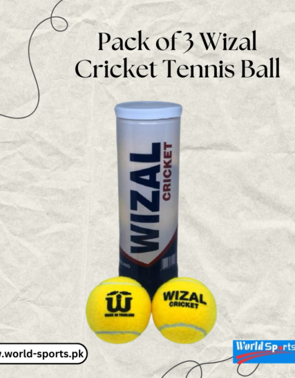 Pack of 3 Wizal Cricket Tennis Balls – Premium Quality Practice Balls for Cricket Training