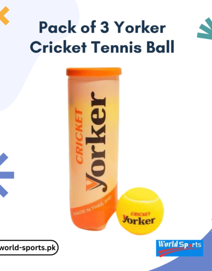 Pack of 3 Yorker Cricket Tennis Balls – High-Quality Durable Cricket Balls for Practice & Training