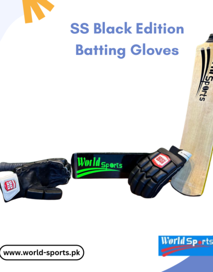 SS Black Edition Batting Gloves - Premium Cricket Hand Protection