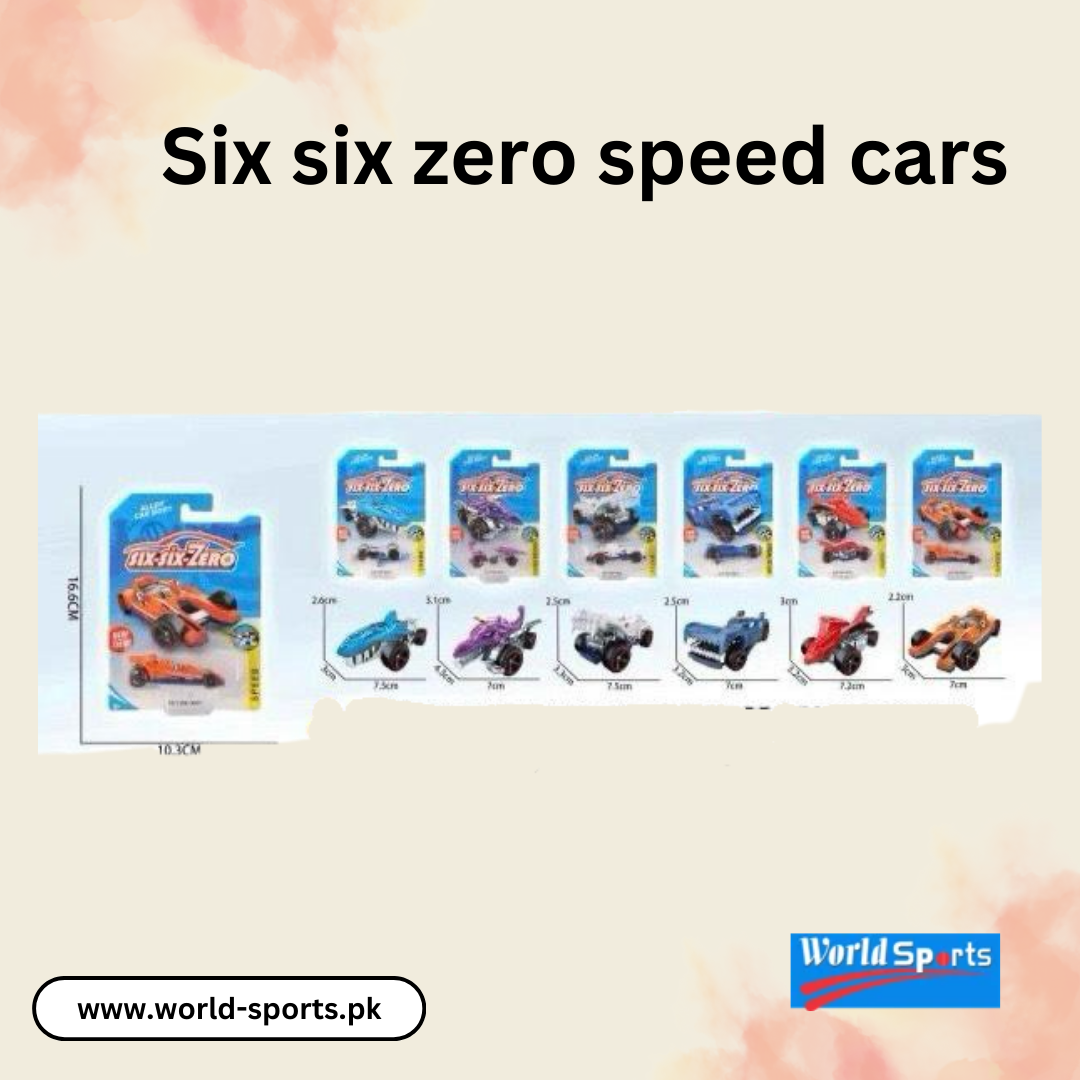 Six Six Zero Speed Cars | High-Performance Toy Racing Car Set for Kids