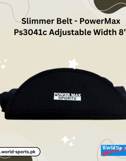 PowerMax Slimmer Belt PS3041C | 8" Adjustable Waist Trimmer for Effective Workouts