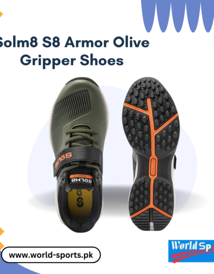 Solm8 S8 Armor Olive Gripper Shoes – Durable Non-Marking Sports Shoes for Superior Traction