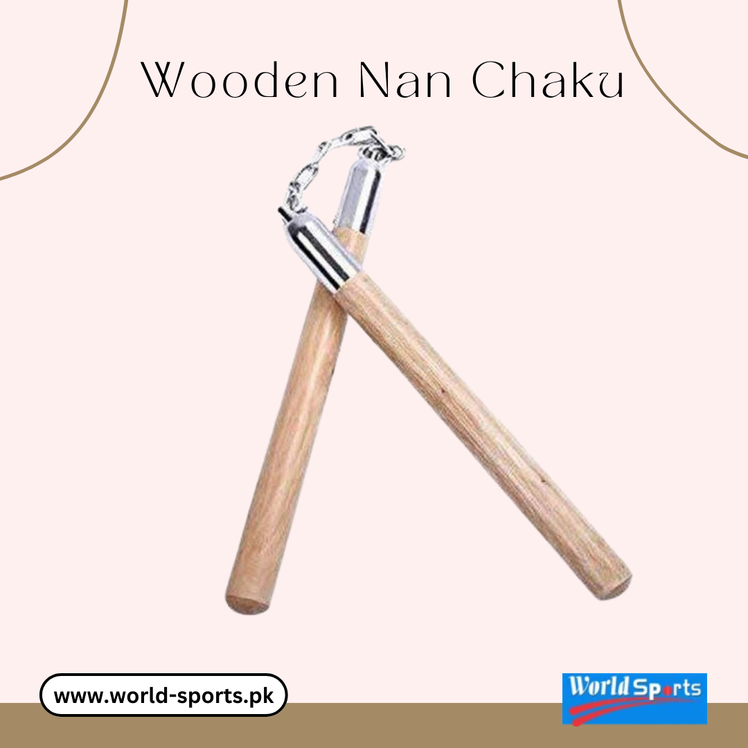 Wooden Nunchaku | Martial Arts Training Nunchucks with Sturdy Cord