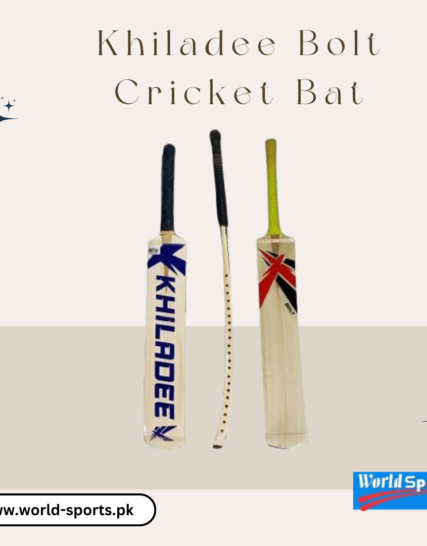 Khiladee Bolt Cricket Bat – Superior Willow Bat for Speed and Power