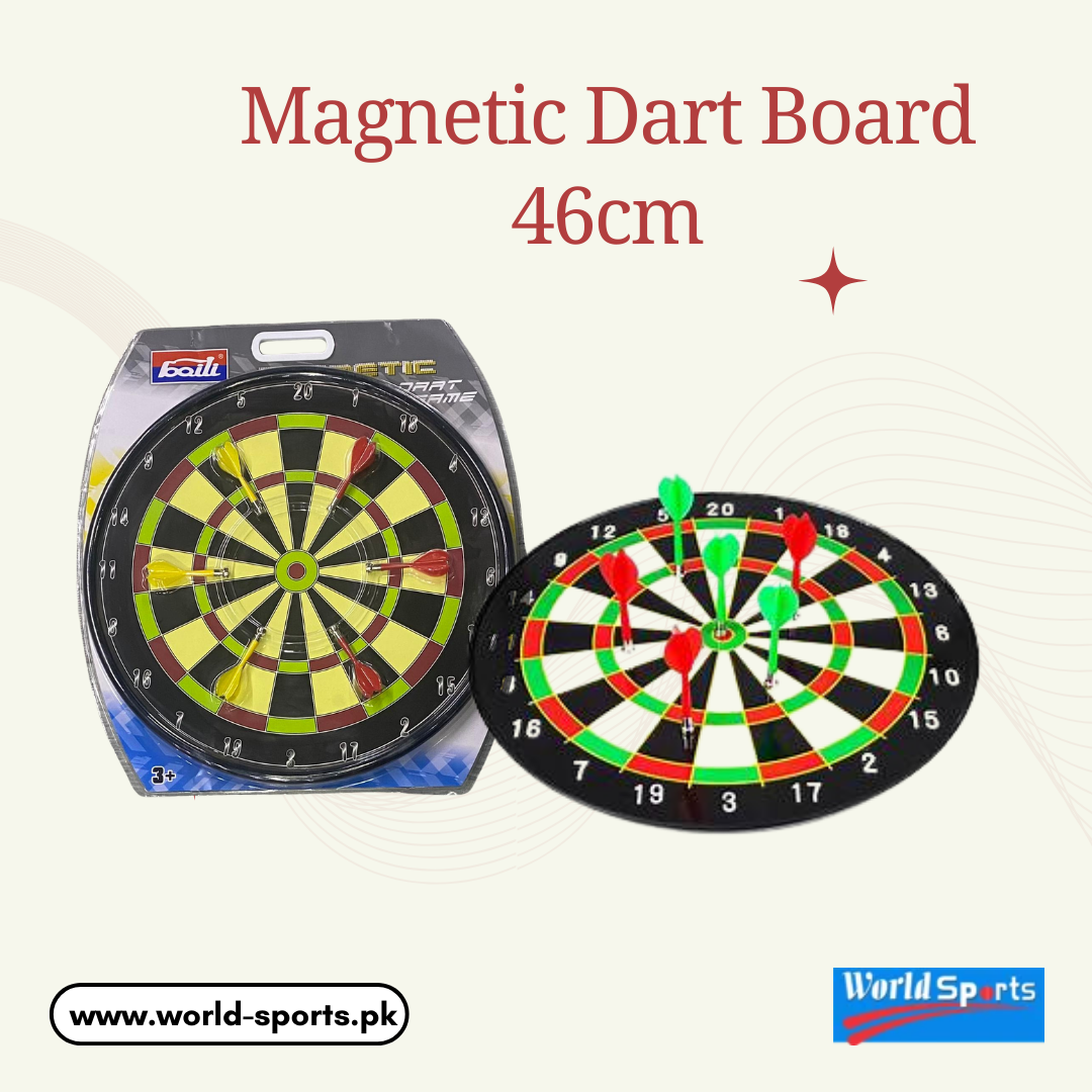 Magnetic Dart Board 46cm – Safe and Fun Indoor Dart Game for Kids and Adults