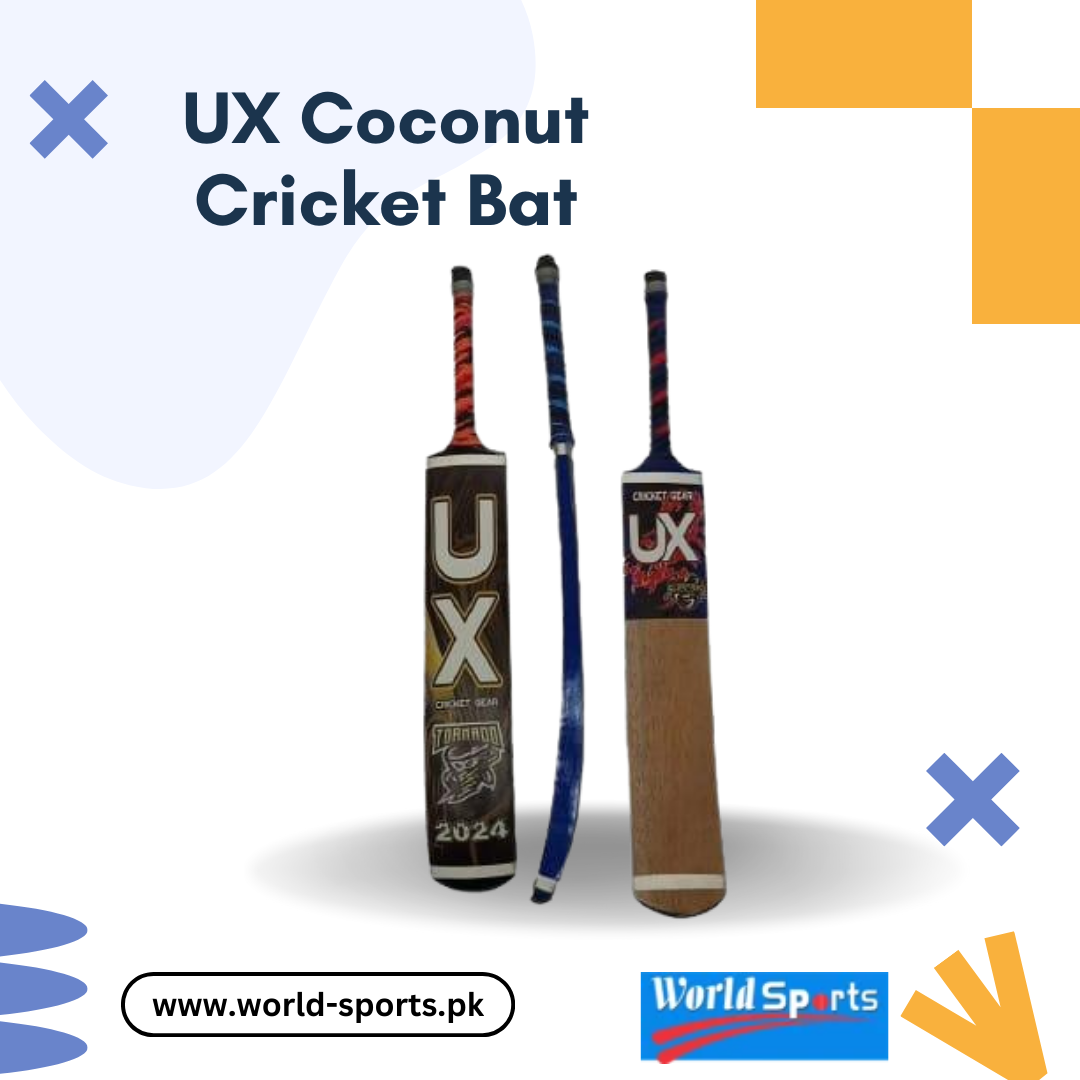 UX Coconut Cricket Bat – Lightweight Hard Tennis Ball Cricket Bat for All Levels