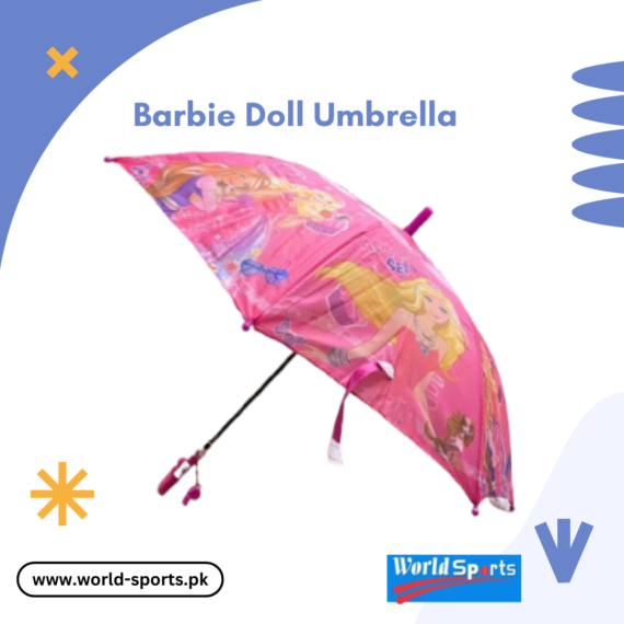 Barbie Doll Umbrella - Stylish and Fun Barbie-Themed Umbrella for Kids and Fans