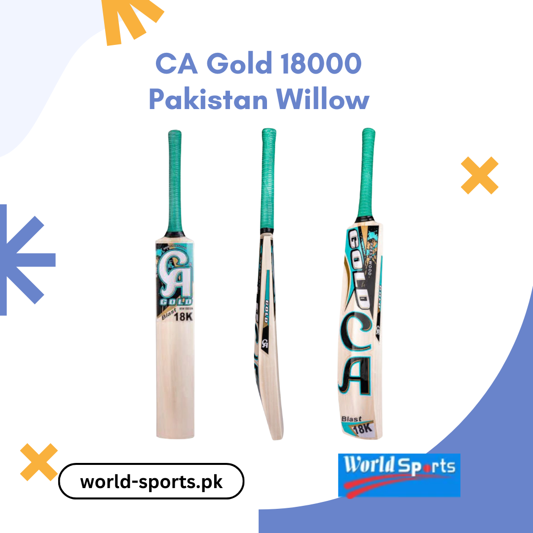 CA Gold 18000 Pakistan Willow Cricket Bat - Premium Lightweight Bat for Power and Performance