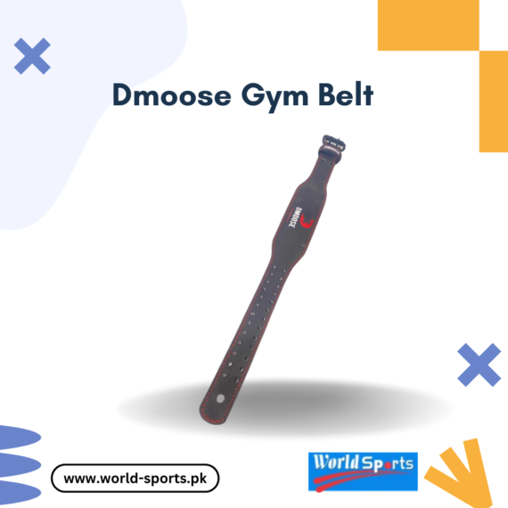 DMoose Gym Belt - Premium Weightlifting Belt for Back Support, Core Stability, and Injury Prevention