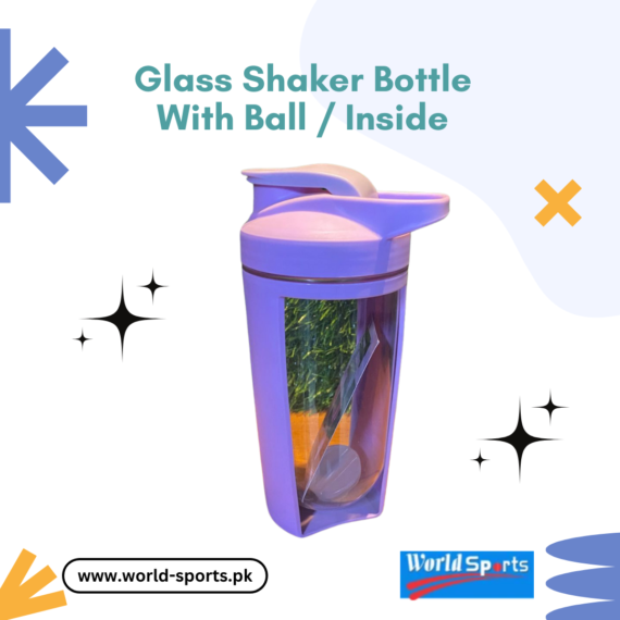 Glass Shaker Bottle with Mixing Ball | Durable & Eco-Friendly Shake Blender