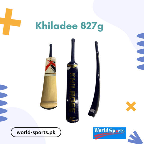 Khiladee 827G Cricket Bat – Lightweight and Powerful Bat for Superior Performance