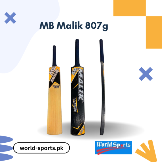 MB Malik 807G Cricket Bat - Premium Cricket Bat for Power, Control, and Durability