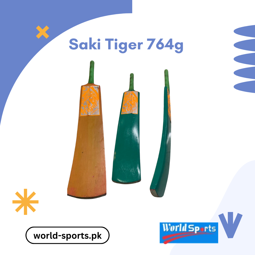 Saki Tiger 764G Cricket Bat – Ultra-Lightweight English Willow Bat for Precision and Power