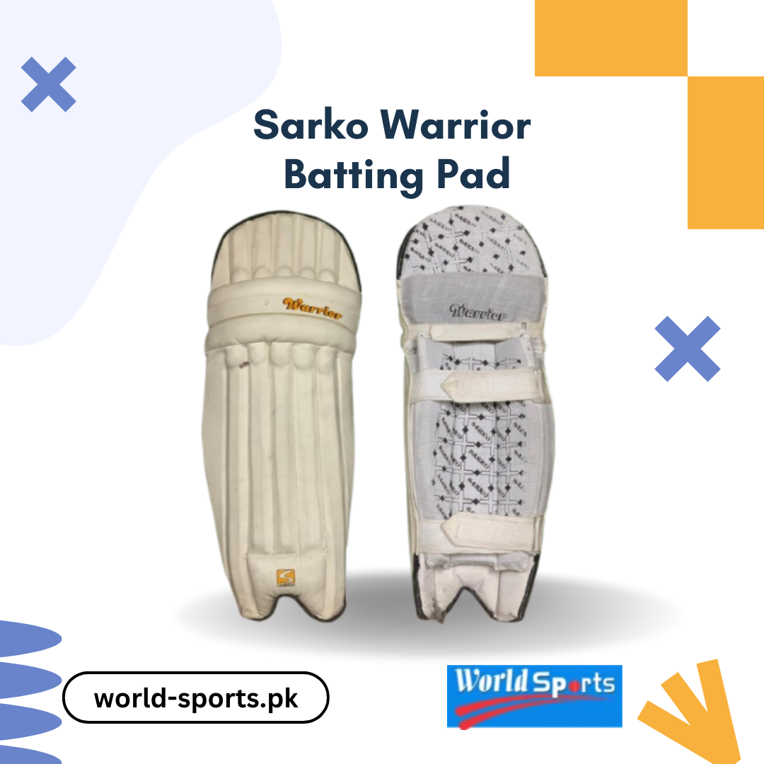 Sarko Warrior Batting Pad – Elite Cricket Leg Guard for Maximum Protection and Comfort