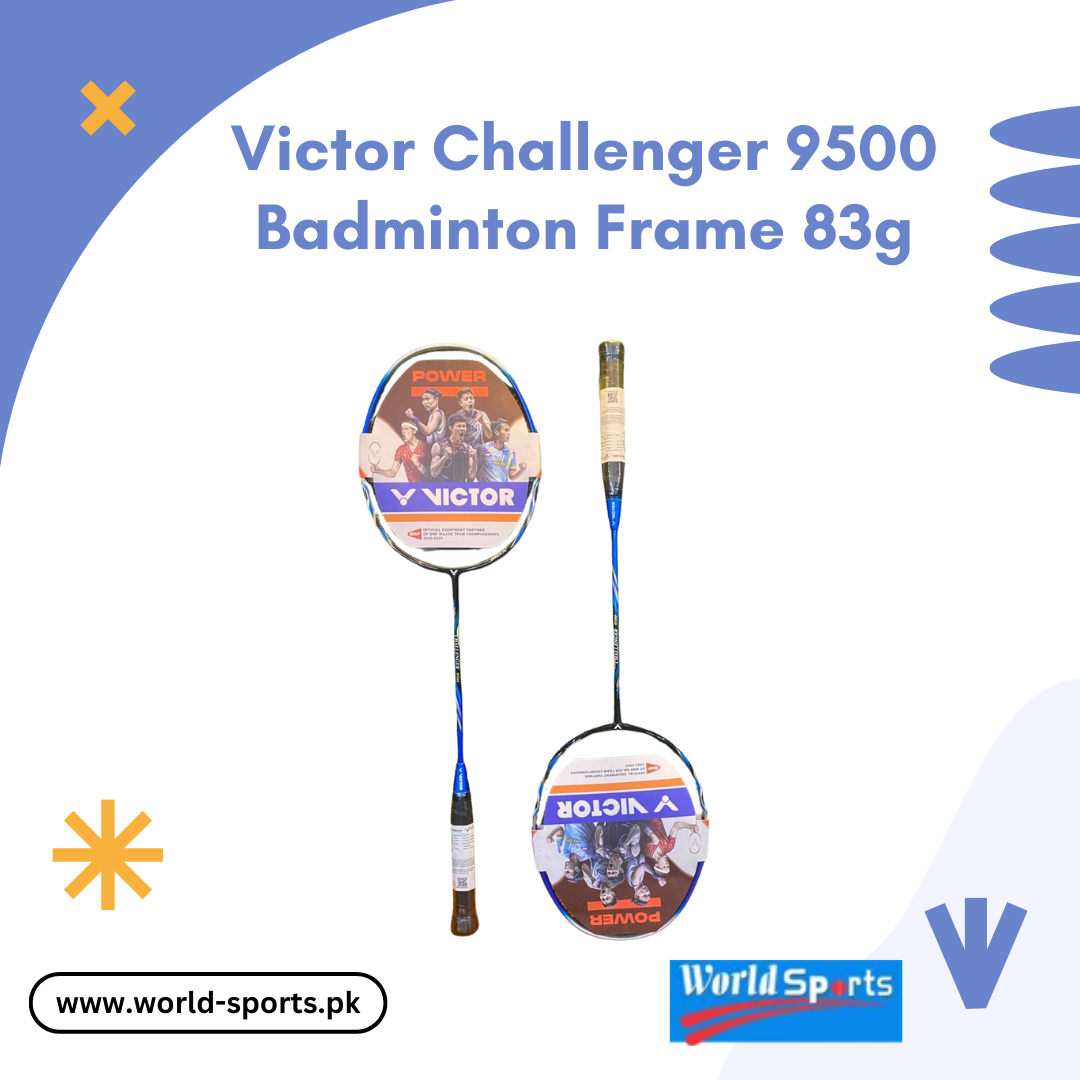 Victor Challenger 9500 Badminton Racquet - 83g Lightweight Frame for Power, Precision, and Agility