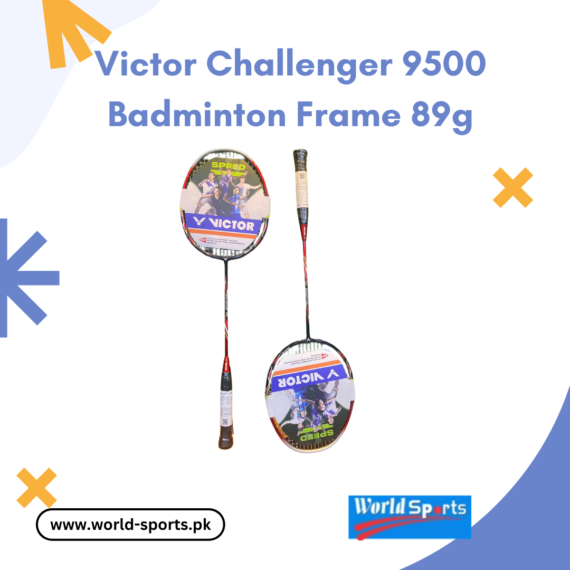 Victor Challenger 9500 Badminton Racquet - 89g Durable Frame for Power, Precision, and Control