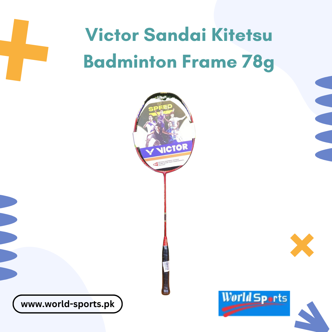 Victor Sandai Kitetsu Badminton Racquet - 78g Lightweight Frame for Precision, Agility, and Power