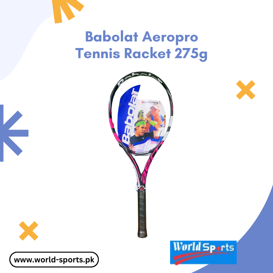 Babolat Aeropro Tennis Racket 275g – Lightweight & High-Performance Racquet for Power & Spin