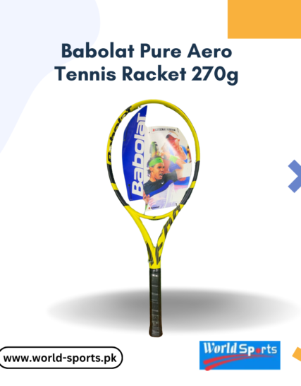 Babolat Pure Aero Tennis Racket 270g – Lightweight Spin & Power Racquet for Competitive Play