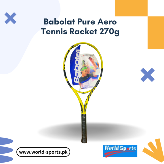 Babolat Pure Aero Tennis Racket 270g – Lightweight Spin & Power Racquet for Competitive Play