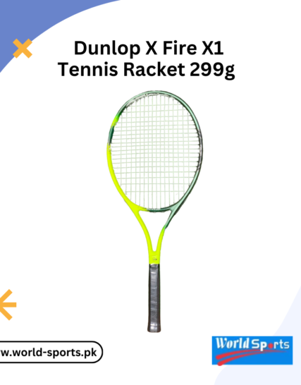 Dunlop X Fire X1 Tennis Racket 299g – Powerful & Lightweight Racquet for All Skill Levels