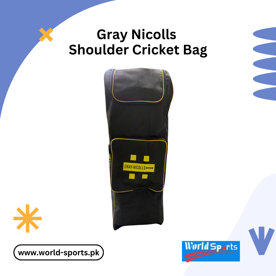 Gray Nicolls Shoulder Cricket Bag – Premium Cricket Kit Bag for Easy & Comfortable Carrying