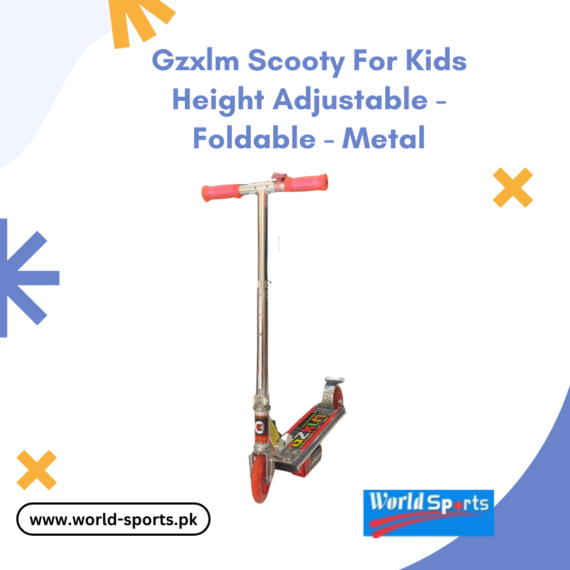 Gzxlm Scooty for Kids – Height Adjustable, Foldable, Durable Metal Frame – Smooth & Safe Ride