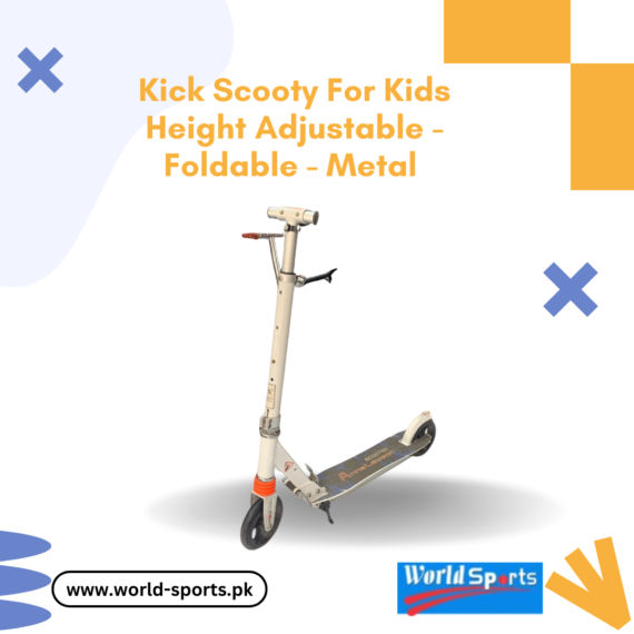 Kick Scooty for Kids – Height Adjustable, Foldable, Durable Metal Frame – Smooth & Safe Ride