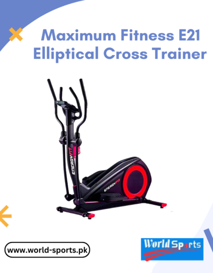 Maximum Fitness E21 Elliptical Cross Trainer – Silent Magnetic Resistance, LCD Display & Full-Body Workout Machine