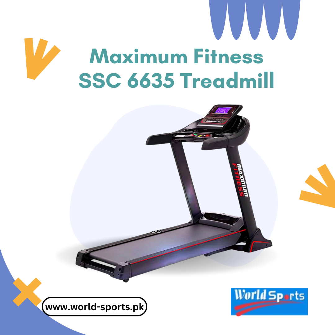 Maximum Fitness SSC 6635 Treadmill – High-Performance Folding Treadmill with Smart Features & Silent Motor