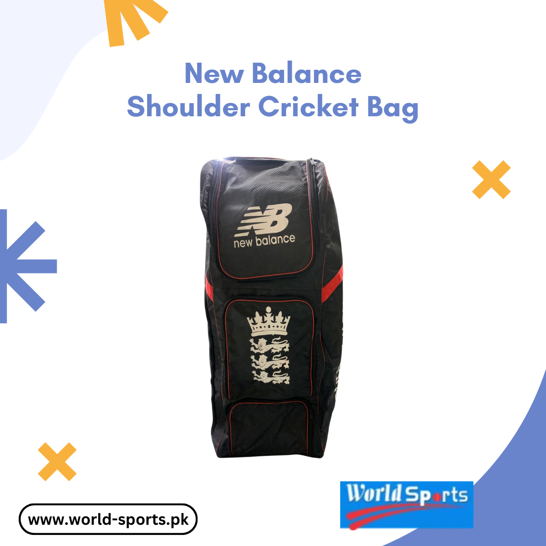 New Balance Shoulder Cricket Bag – Durable & Spacious Kit Bag for Cricketers