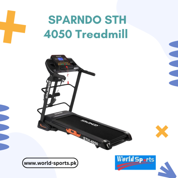 SPARNDO STH-4050 Treadmill – High-Performance Motorized Treadmill with LCD Display, Auto Incline & Bluetooth Connectivity