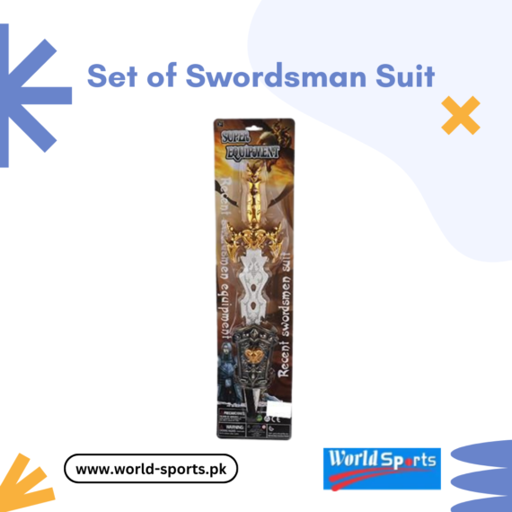 Set of Swordsman Suit – Ultimate Warrior Costume with Toy Sword & Accessories for Kids