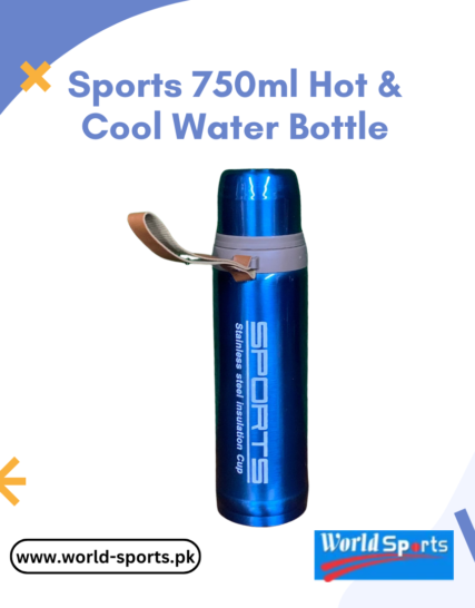 Sports 750ml Hot & Cool Water Bottle – Insulated Stainless Steel, Leak-Proof, BPA-Free Thermos for Gym, Travel & Outdoor Use