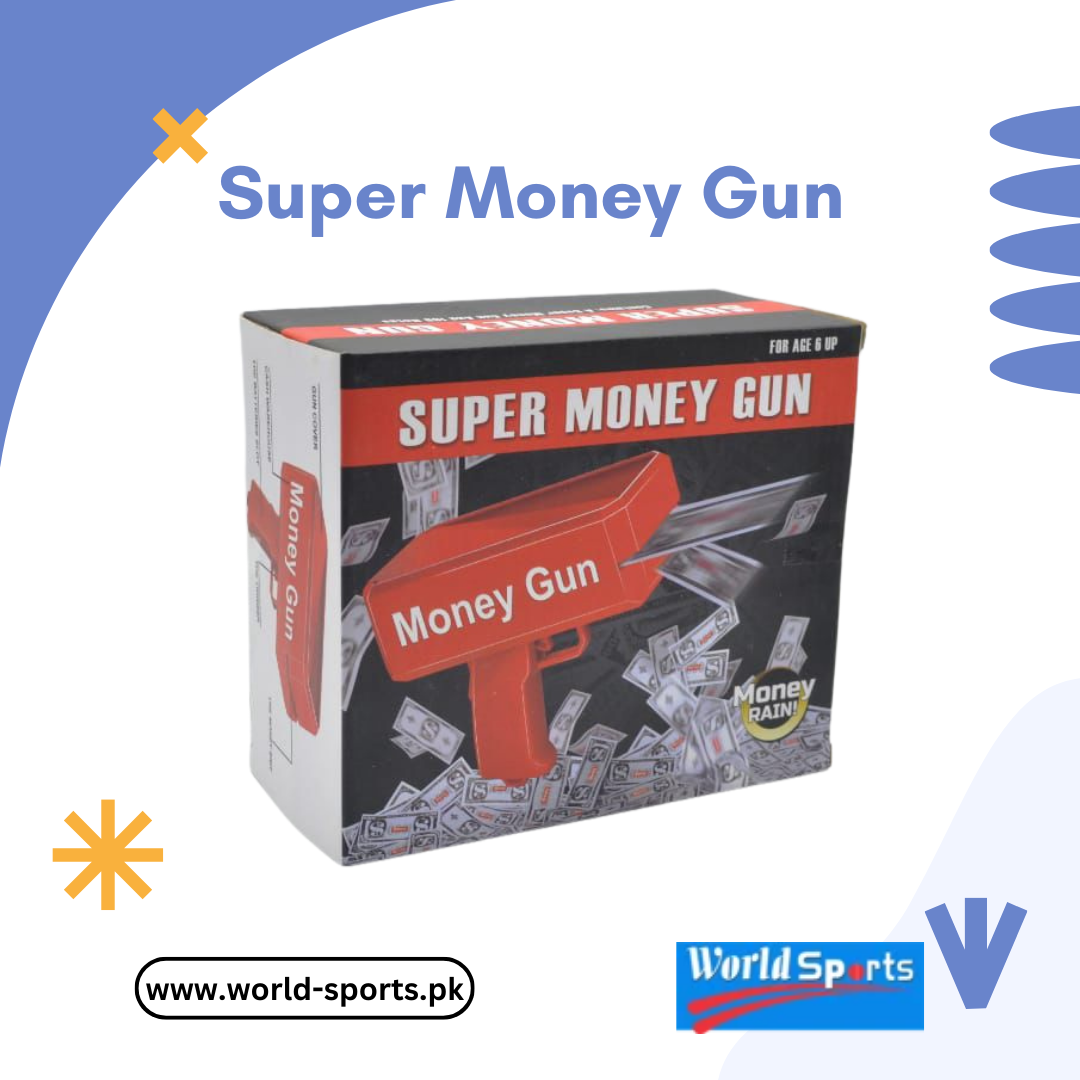 Super Money Gun – Automatic Cash Shooter for Parties, Events & Fun Entertainment