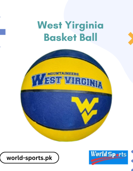 West Virginia Basketball – High-Quality, Durable Basketball for Indoor & Outdoor Play, Official Size