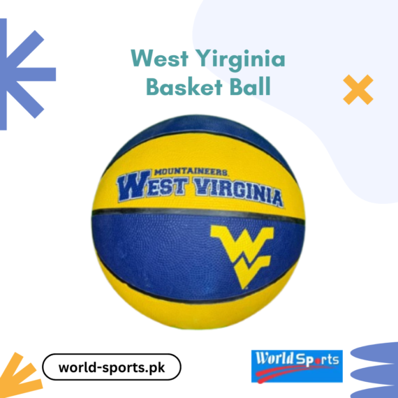 West Virginia Basketball – High-Quality, Durable Basketball for Indoor & Outdoor Play, Official Size