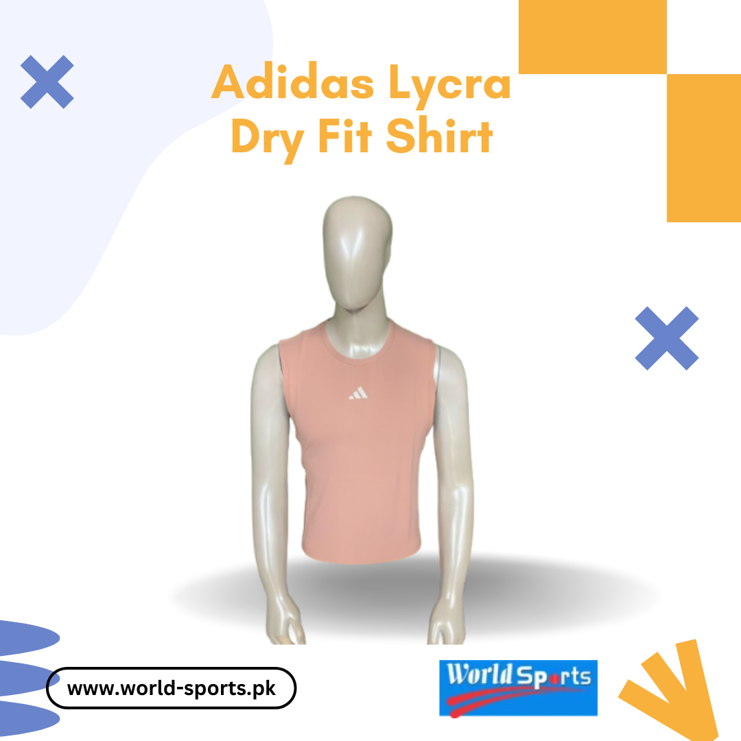 Adidas Lycra Dry Fit Shirt – Men’s Moisture-Wicking, Quick-Dry, Stretchable Sports & Gym T-Shirt