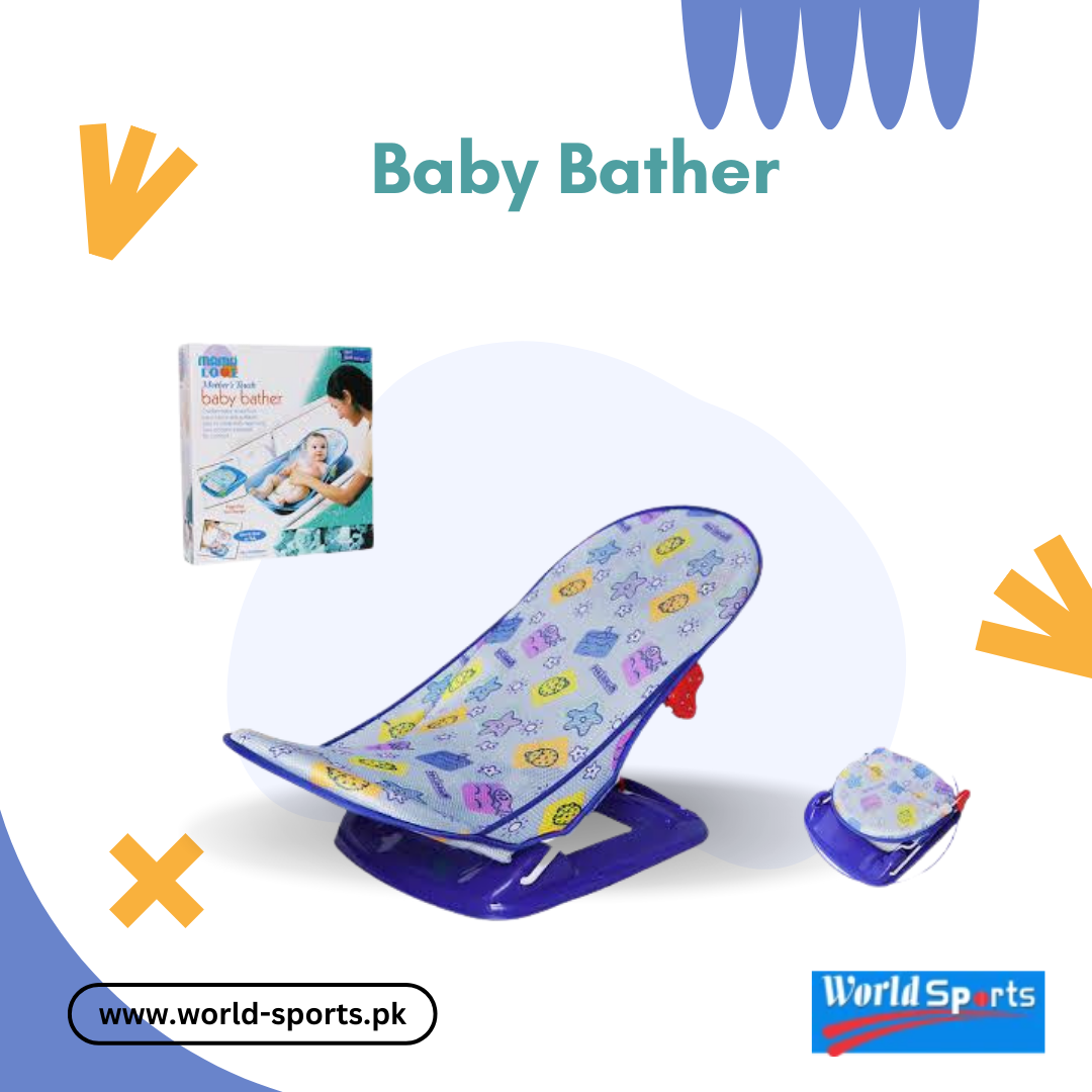 Soft & Comfortable Baby Bather – Adjustable, Non-Slip, Foldable Infant Bath Seat for Safe & Relaxing Bath Time