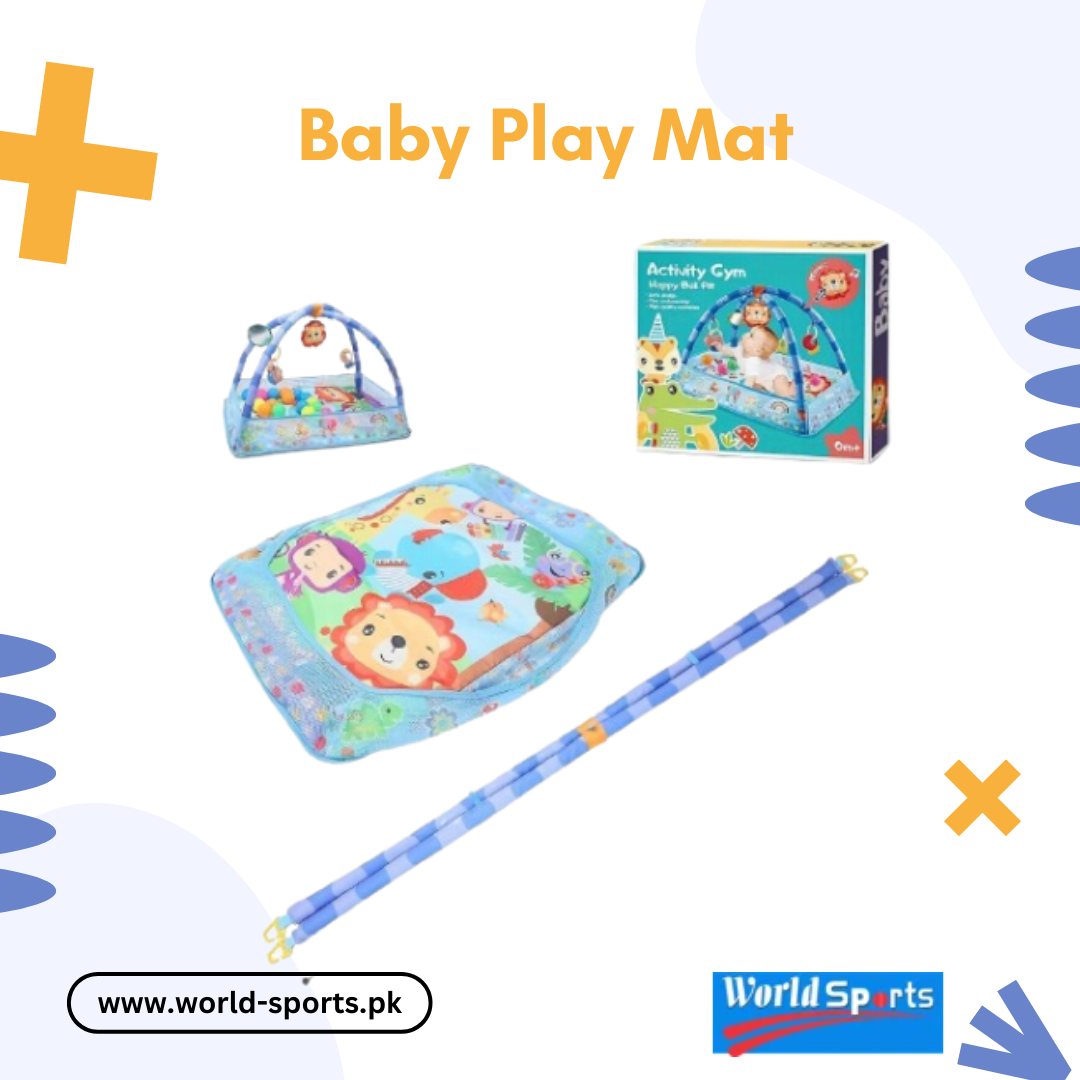 Soft & Colorful Baby Play Mat – Non-Toxic, Cushioned, Waterproof, Foldable Activity Mat for Infants & Toddlers